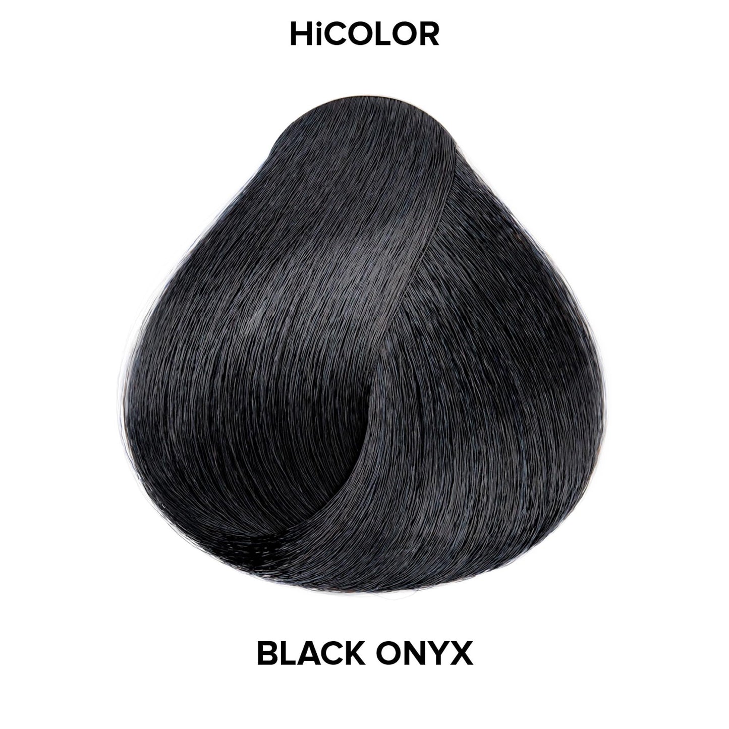 Back profile of L'Oreal HiColor permanent creme showing conditioning ingredients and fade resistant technology.