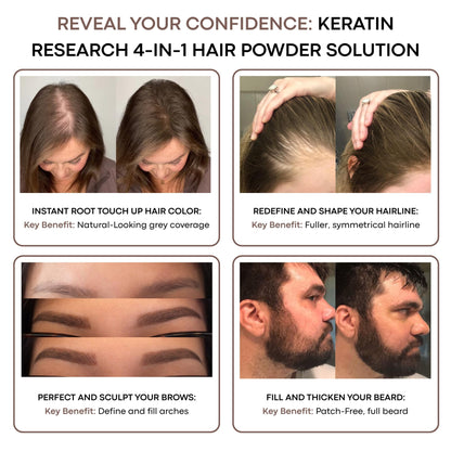 Keratin Research Hairline Filler mushroom applicator detail