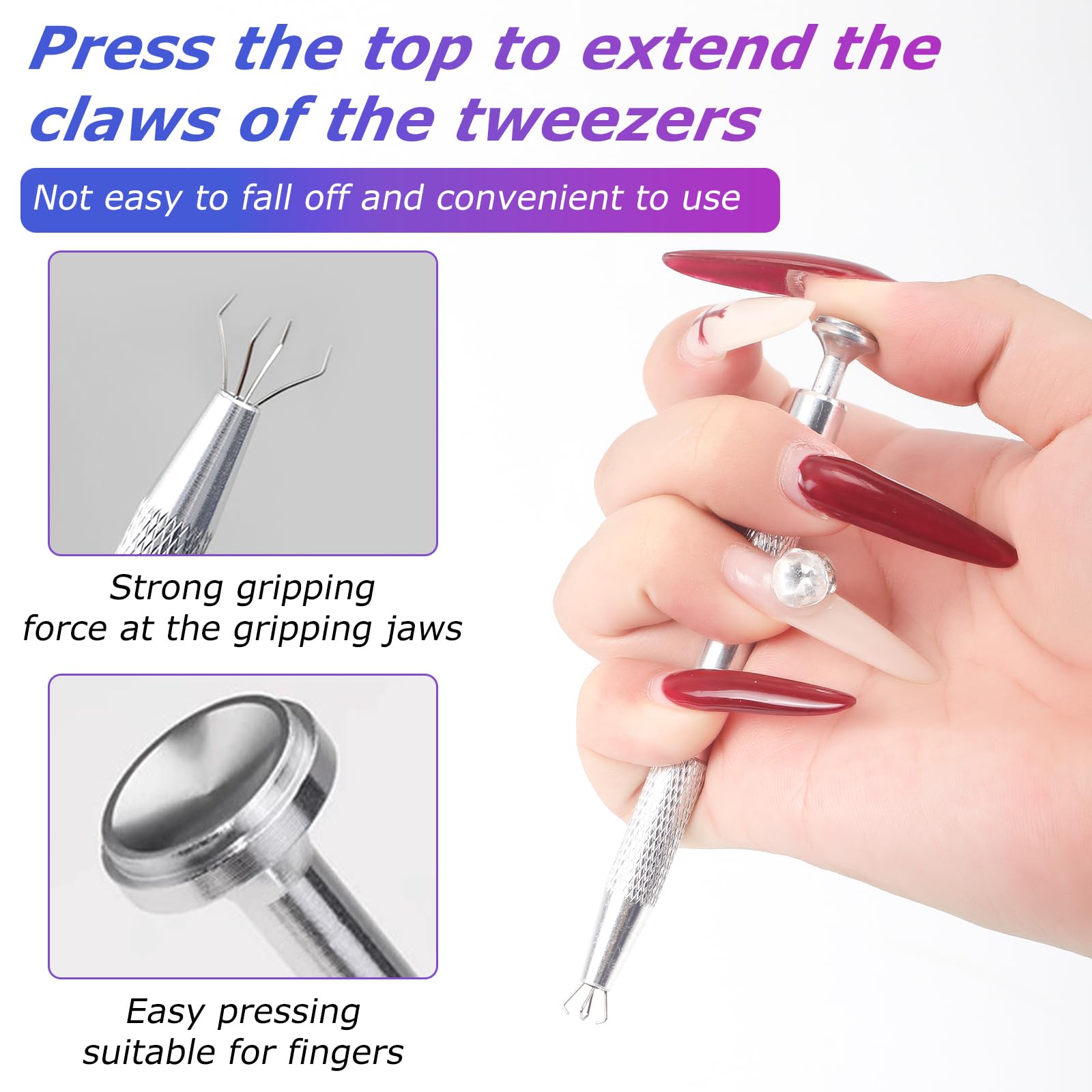 Top view of Fulinjoy nail art sponge set packaging