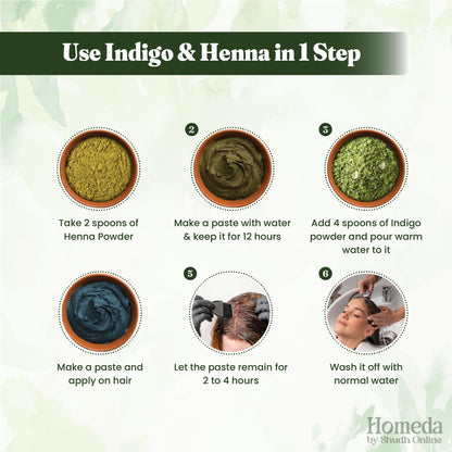 Chemical free plant based hair coloring kit for permanent grey coverage in India