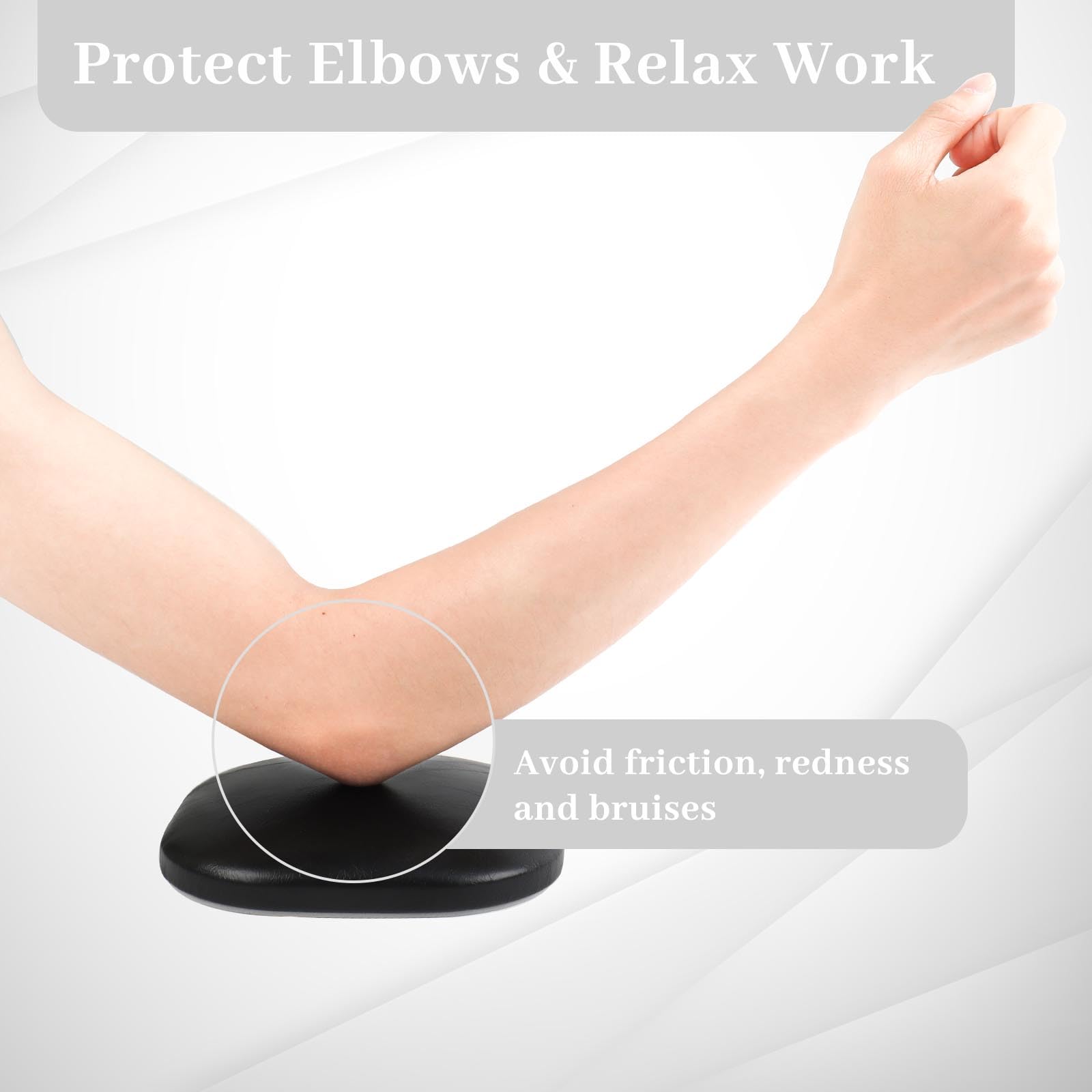 Ergonomic elbow support cushion for office and desk use