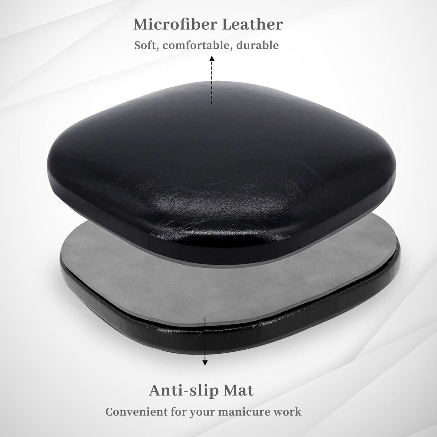 Yingjee elbow pad placed on a manicure table setting