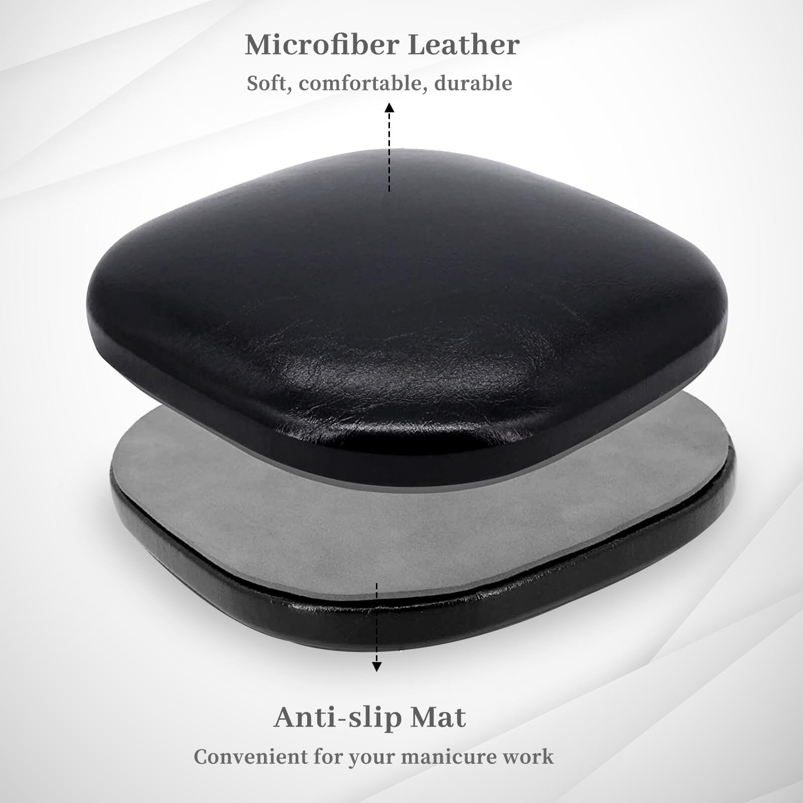 Yingjee elbow pad placed on a manicure table setting