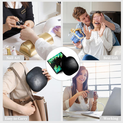 Side profile of durable nail tech arm rest cushion