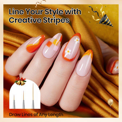 Beetles professional nail art kit with decorative stickers.
