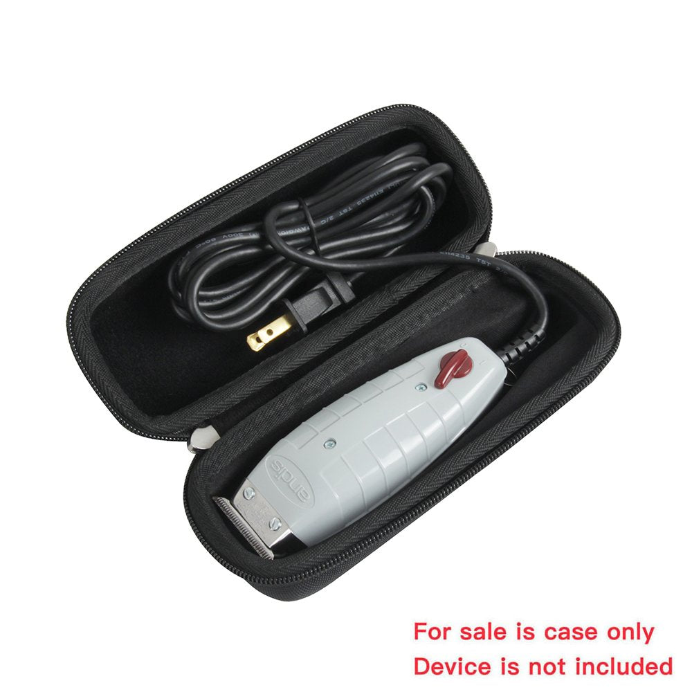 Open Hermitshell EVA carrying case showing the tailored compartment and internal mesh pocket