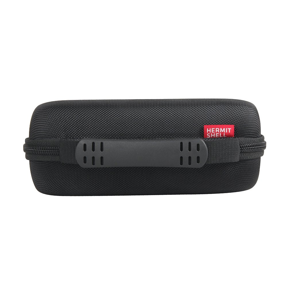 Durable black zippered protective case for barber clippers and grooming accessories