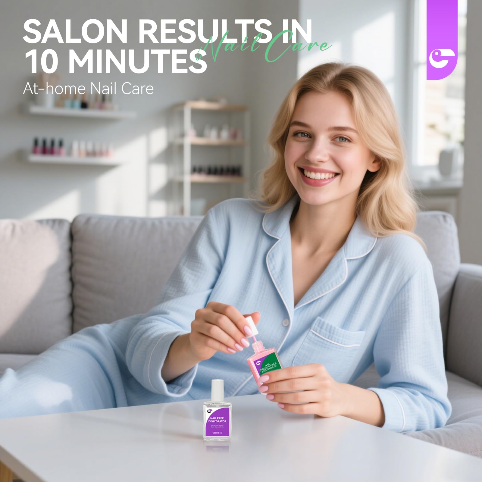 Gelike Ec nail dehydrator and growth treatment packaging
