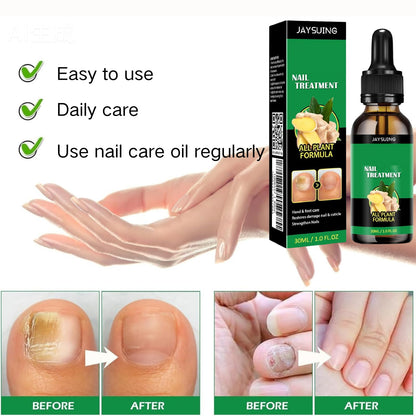 Applying Aguppo ginger cuticle oil to fingernails