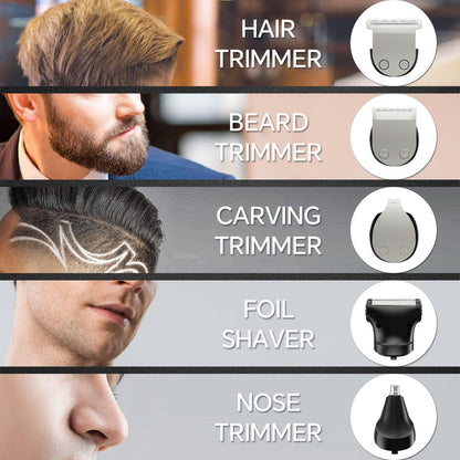 SilkGlow electric grooming kit with all attachments
