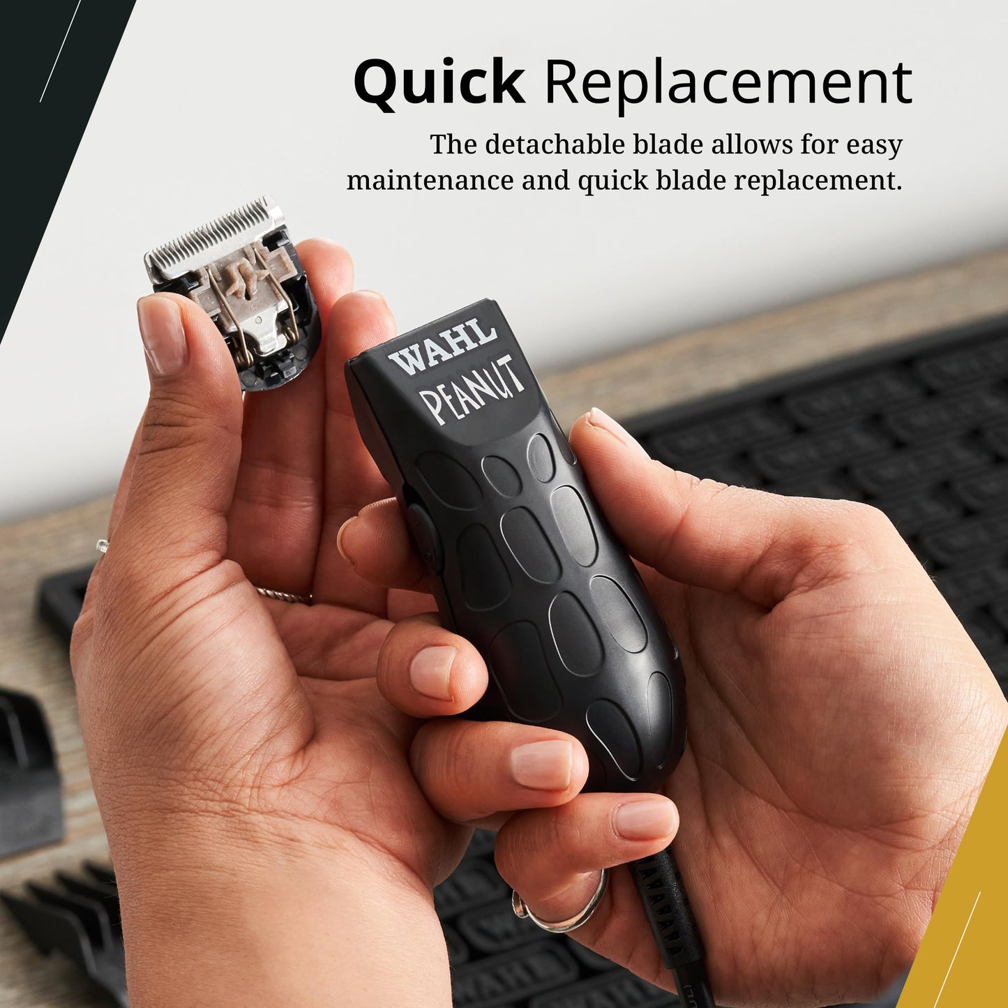 Wahl clipper blade packaging detail