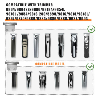 High carbon stainless steel trimmer blade replacement detail