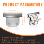 Stainless steel T-blade replacement for Wahl series trimmers