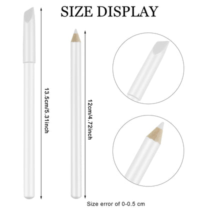 Close-up of the two-in-one nail whitening pen showing the pointed cap removing cuticles.