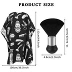 EHJYO waterproof salon cape folded view