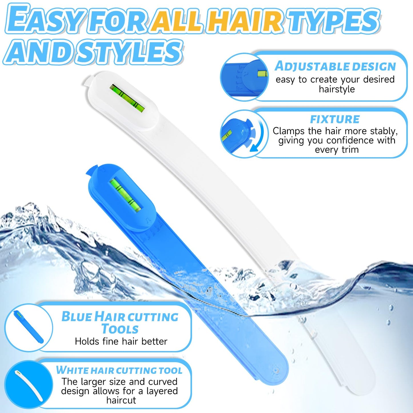 TagRecove professional home styling accessories package contents featuring both blue and white guides.