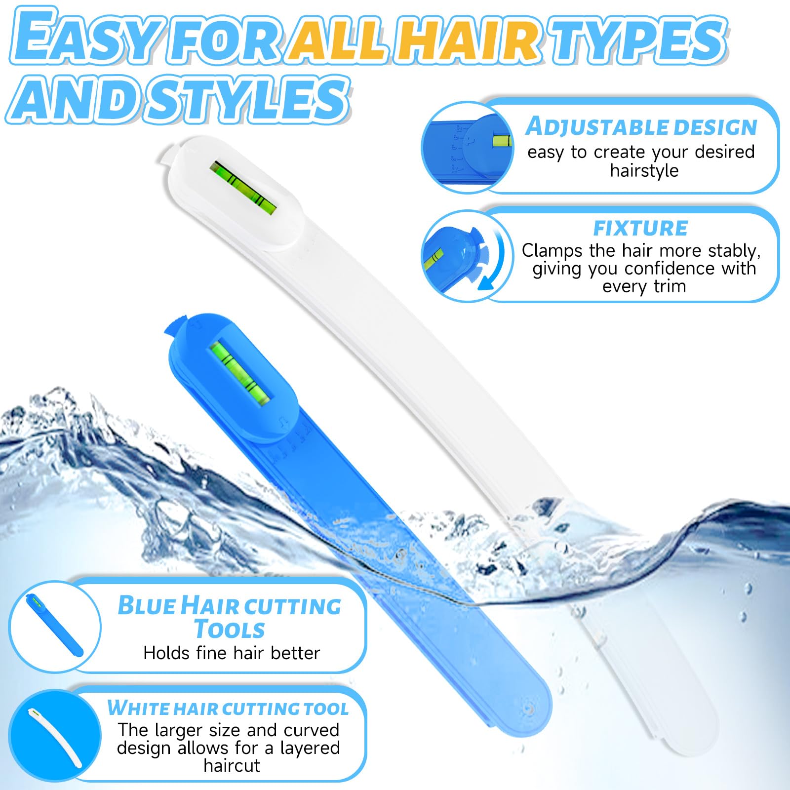TagRecove professional home styling accessories package contents featuring both blue and white guides.