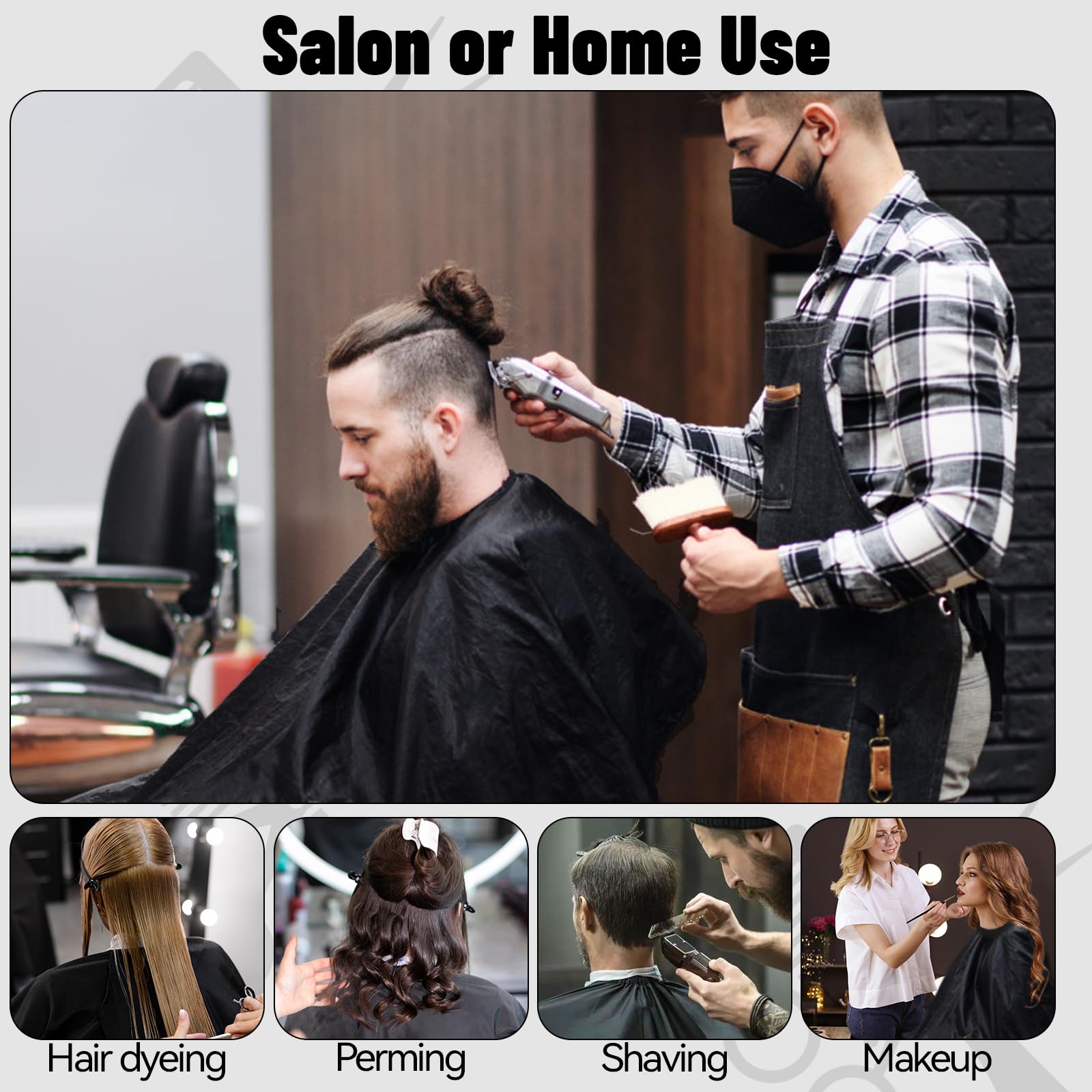 Obeoby premium hair cutting accessories kit unpacked on a clean background for professional barbershop use.