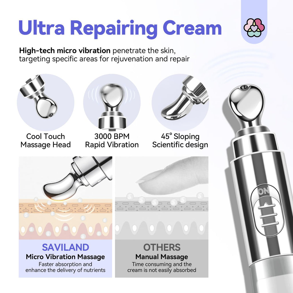 Saviland nail care cream application on cuticles