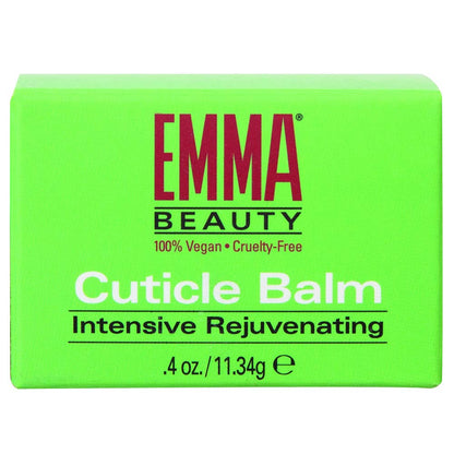 Top view of 0.5 Ounce glass jar of Emma Beauty cuticle treatment