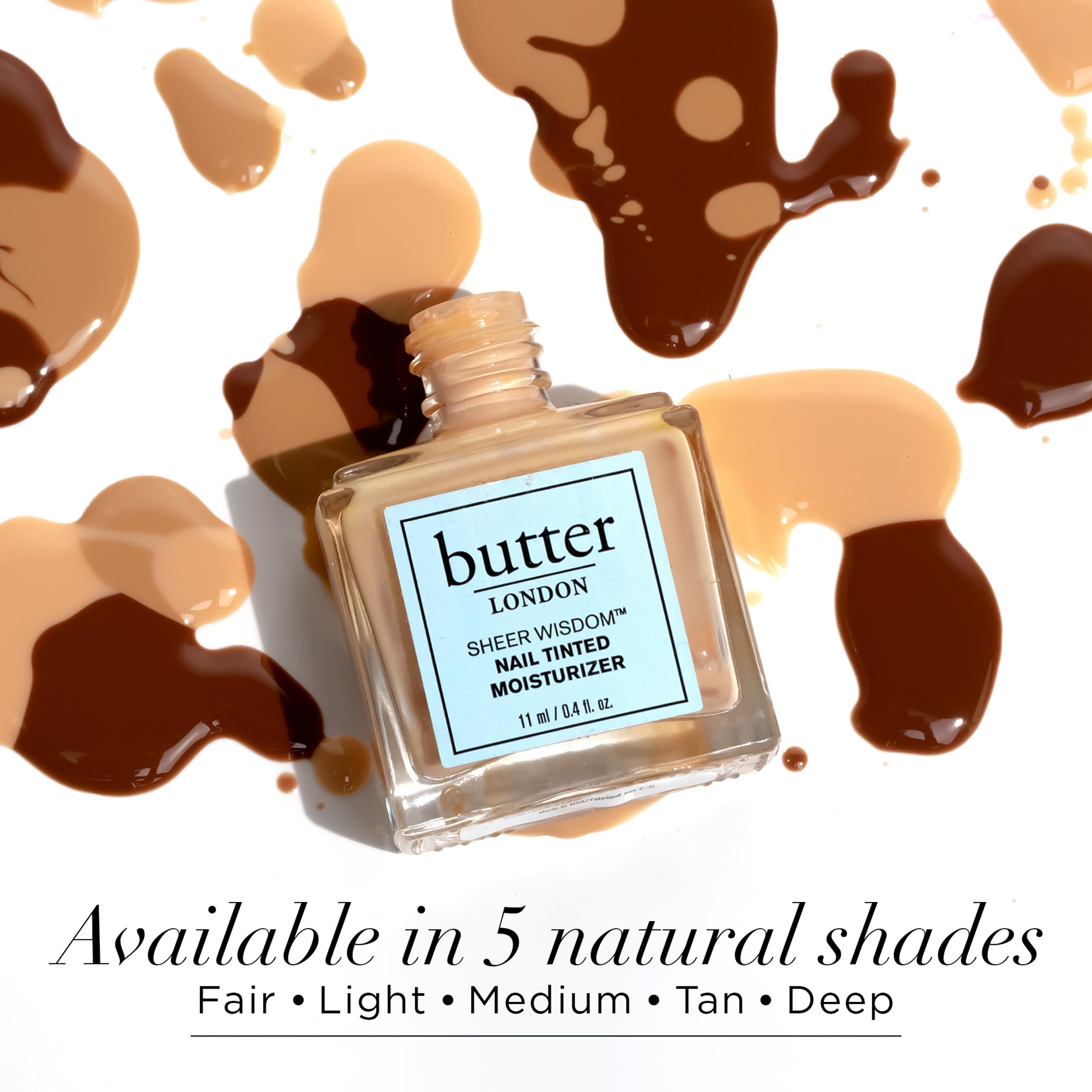 Butter London nail treatment application brush and bottle