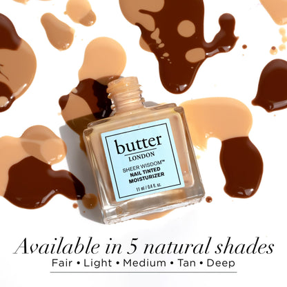 Butter London nail treatment application brush and bottle
