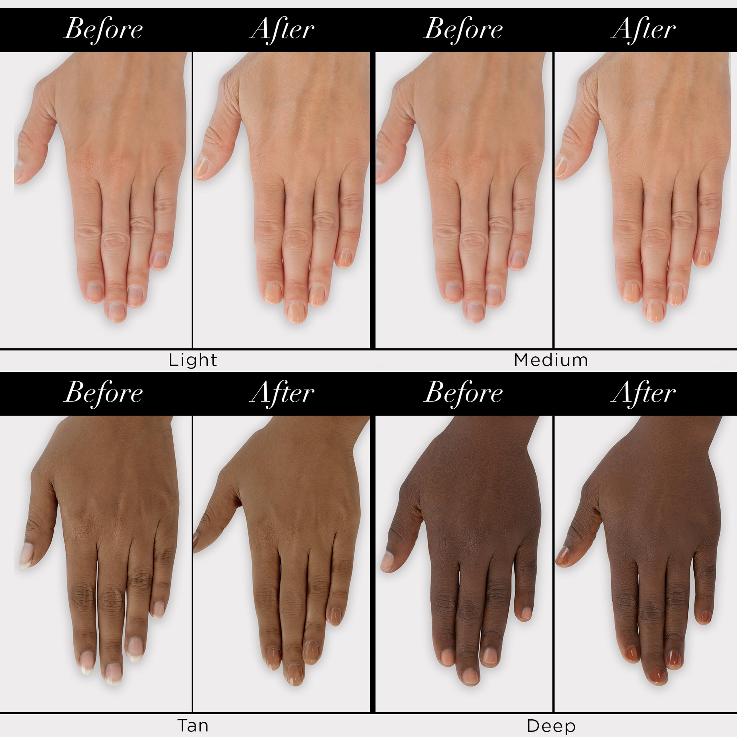 Close up of Sheer Wisdom Nail Tinted Moisturizer texture and tint