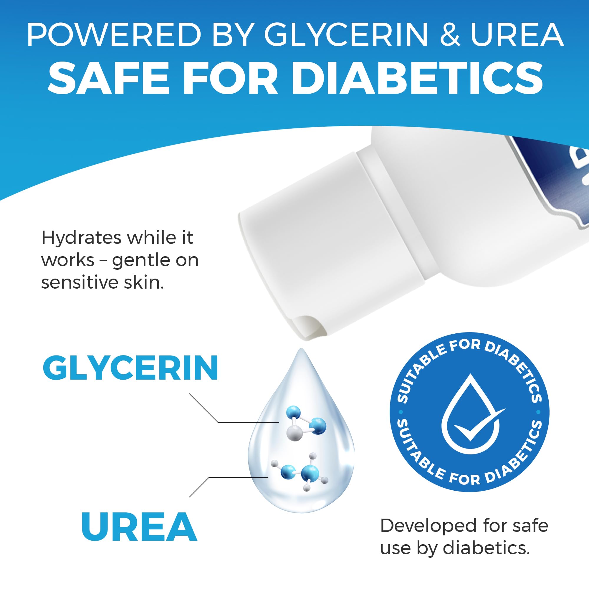 Imperial Feet liquid cuticle remover for diabetic nail care