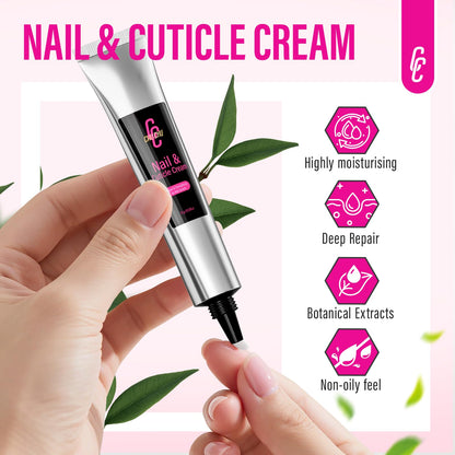 Close up of Chuchu Cuticle Repair Cream packaging