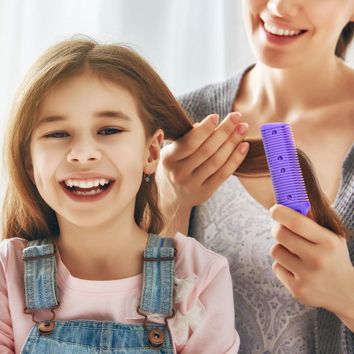 Safety shielded razor mechanism integrated inside the multicolored styling comb