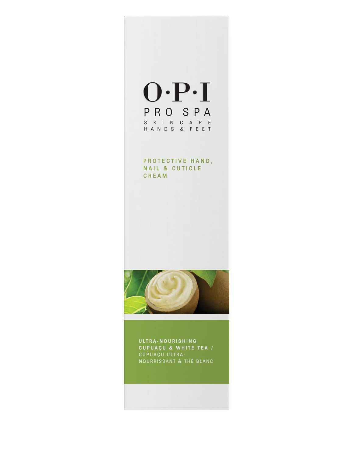 OPI ProSpa hand cream white and green packaging