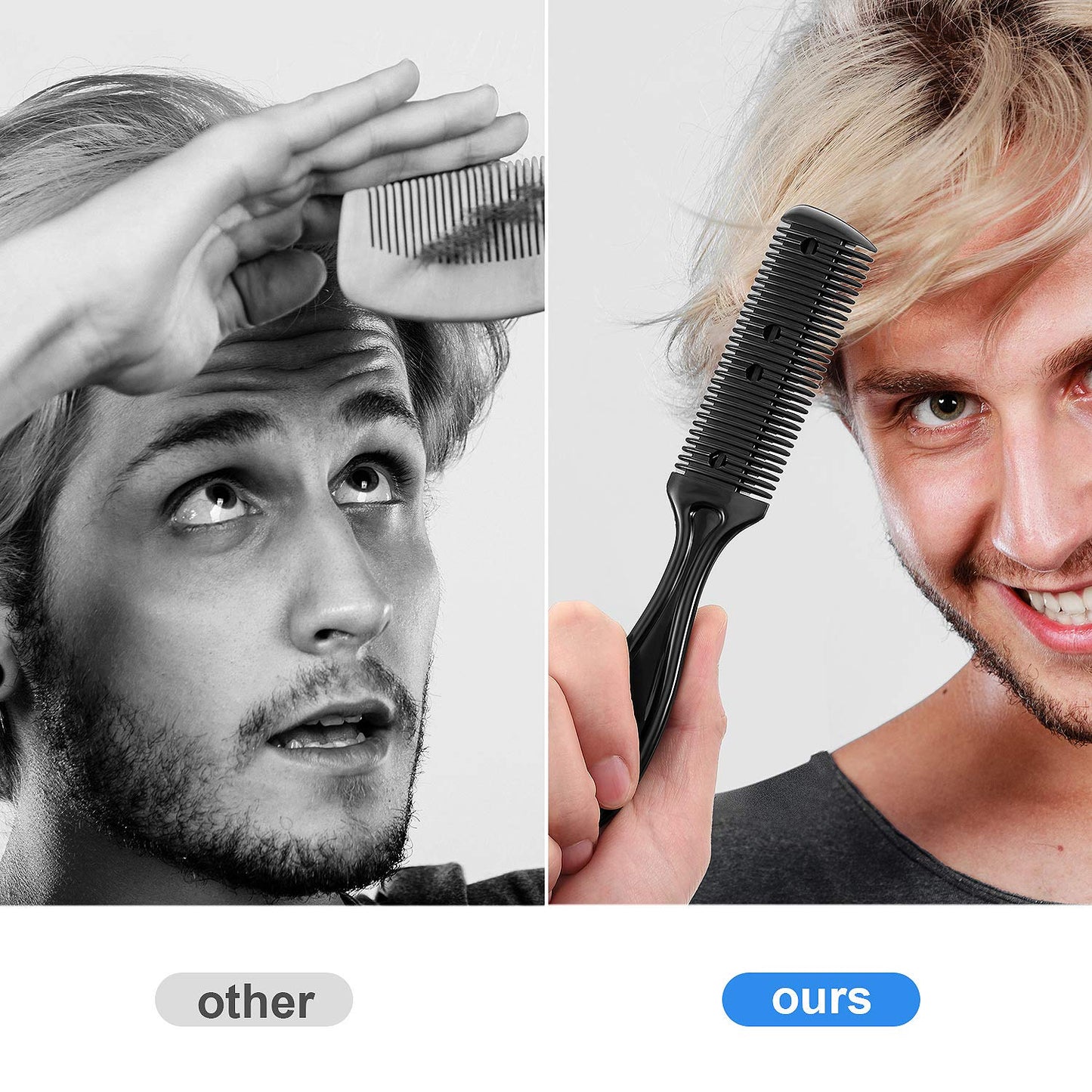 Full contents of the professional salon-at-home hair thinning and shortening bundle