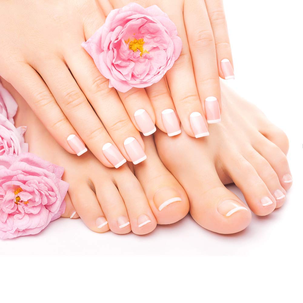 Hands showing nourished cuticles after using butter cream