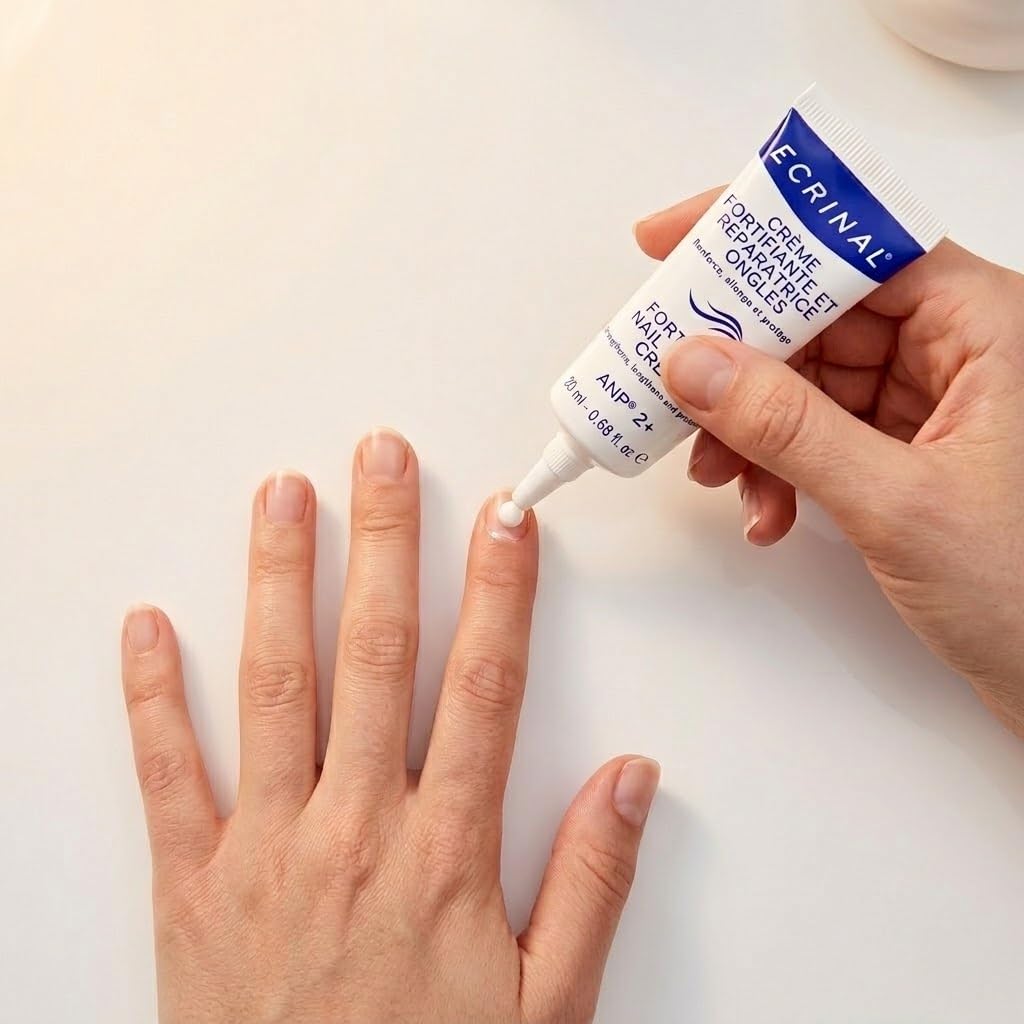 Ecrinal nail repair treatment tube packaging