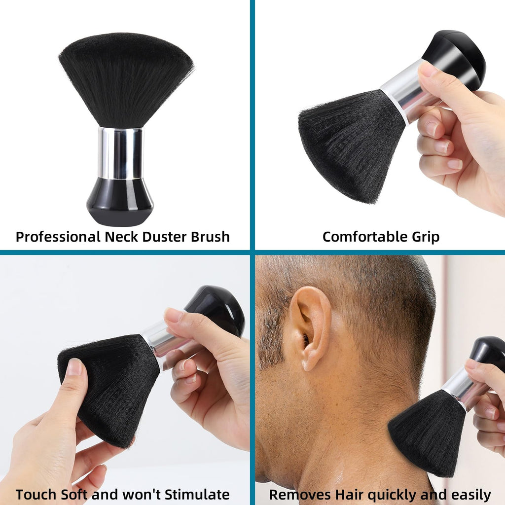 YELEGAI hair cutting cape and brush 2 piece set laid flat