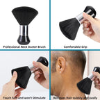YELEGAI hair cutting cape and brush 2 piece set laid flat