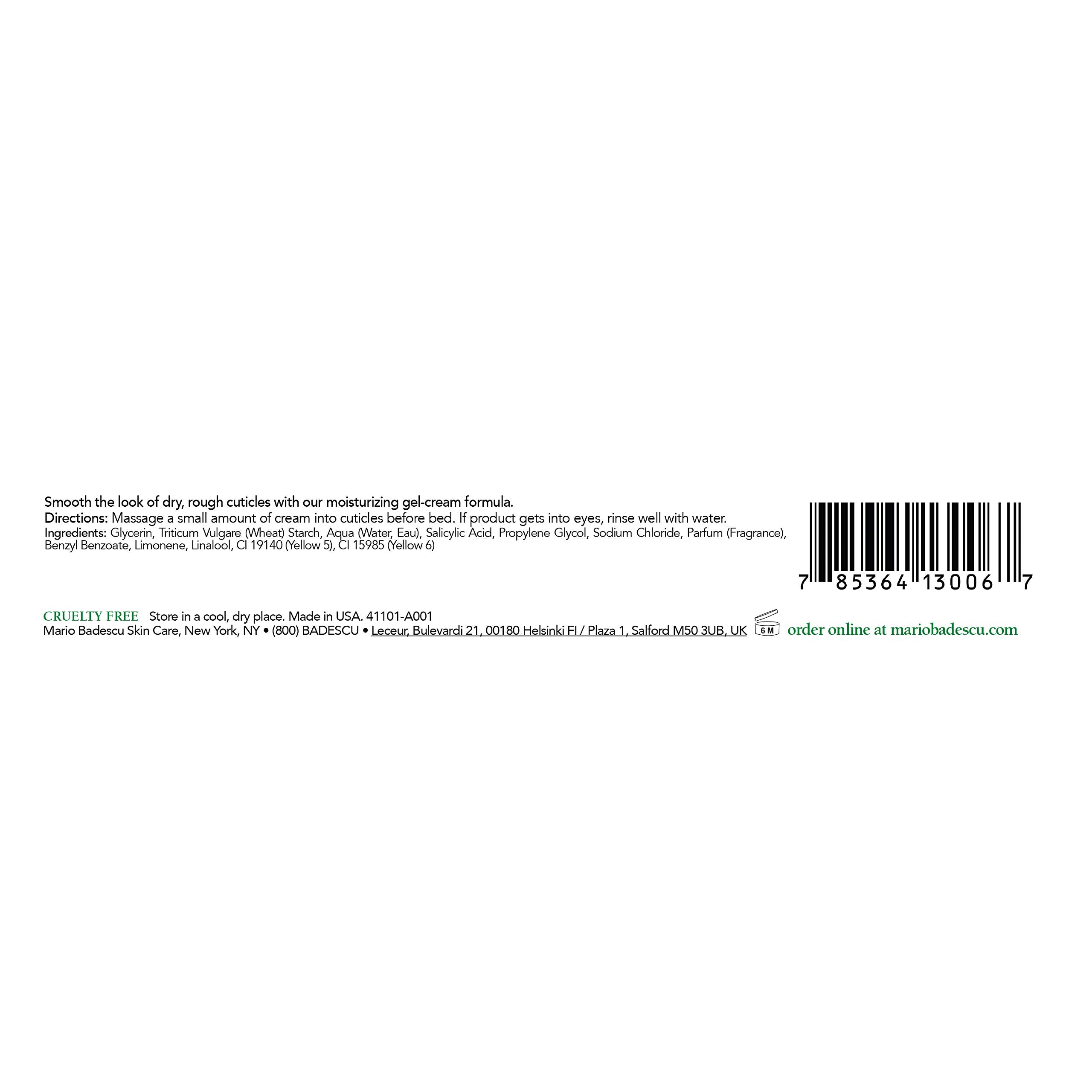 Mario Badescu Cuticle Cream texture sample