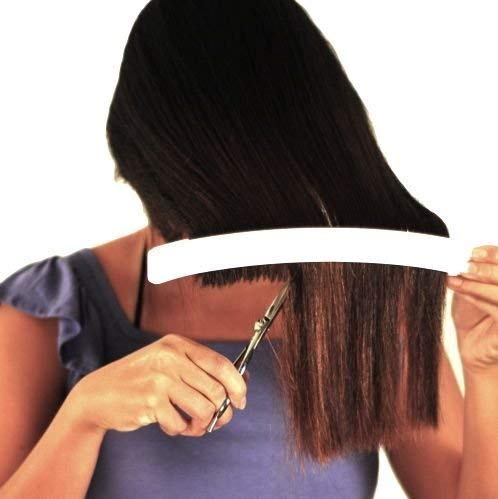Professional home haircutting tool set demonstrating the comfort glide combing teeth