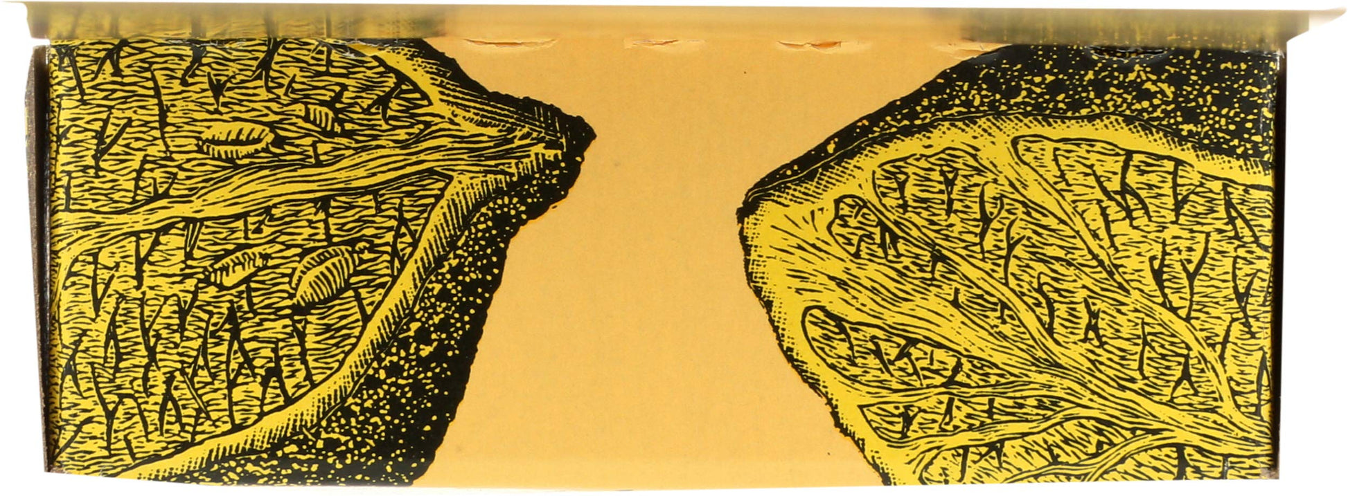 Side view of the portable 0.6 Ounce Burt's Bees pocket sized cuticle care tin
