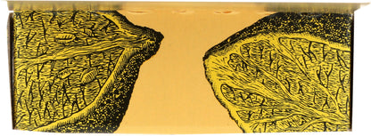 Side view of the portable 0.6 Ounce Burt's Bees pocket sized cuticle care tin