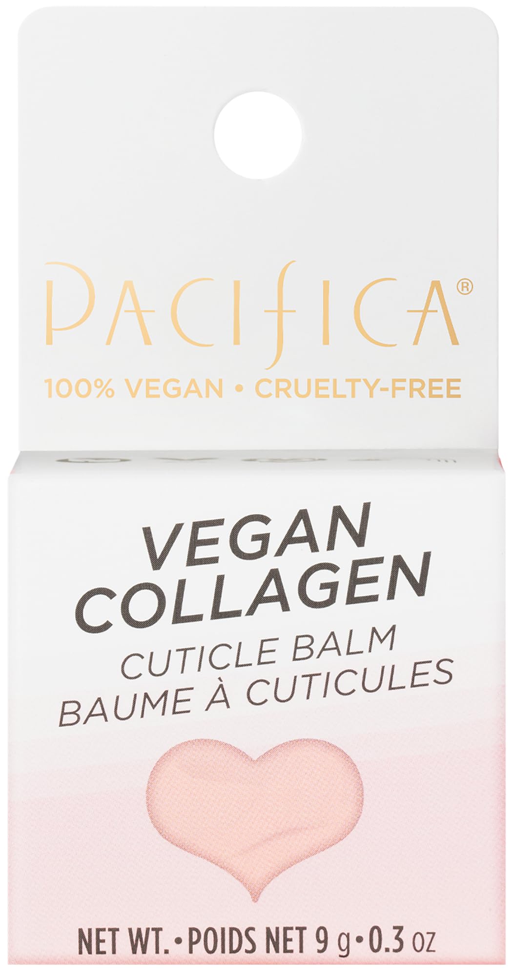Pacifica Beauty vegan cuticle balm texture and packaging