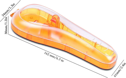 LinMei shaver storage box open view highlighting the inner compartment structure.