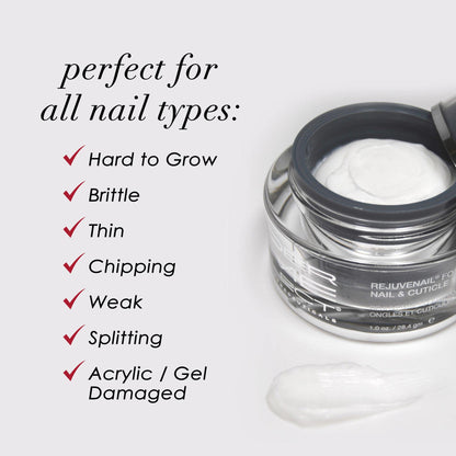 Dermelect Rejuvenail applied to cuticles for repair