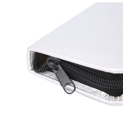 Betued premium PU leather salon holster showing hair clips attached to the outer layer
