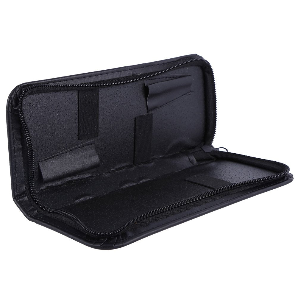 Side profile of the compact and lightweight Novec professional barber shear storage box.