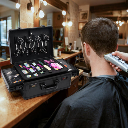 HUIMSWARM clipper carrying case interior layout for hair dryers and styling accessories