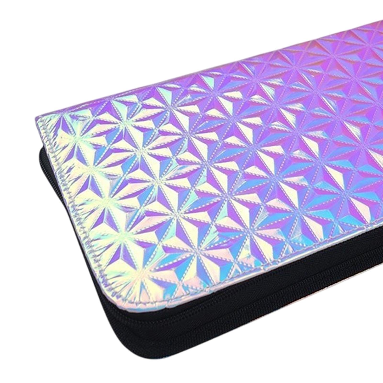 Side angle of the waterproof PU leather travel case for hairdressing supplies