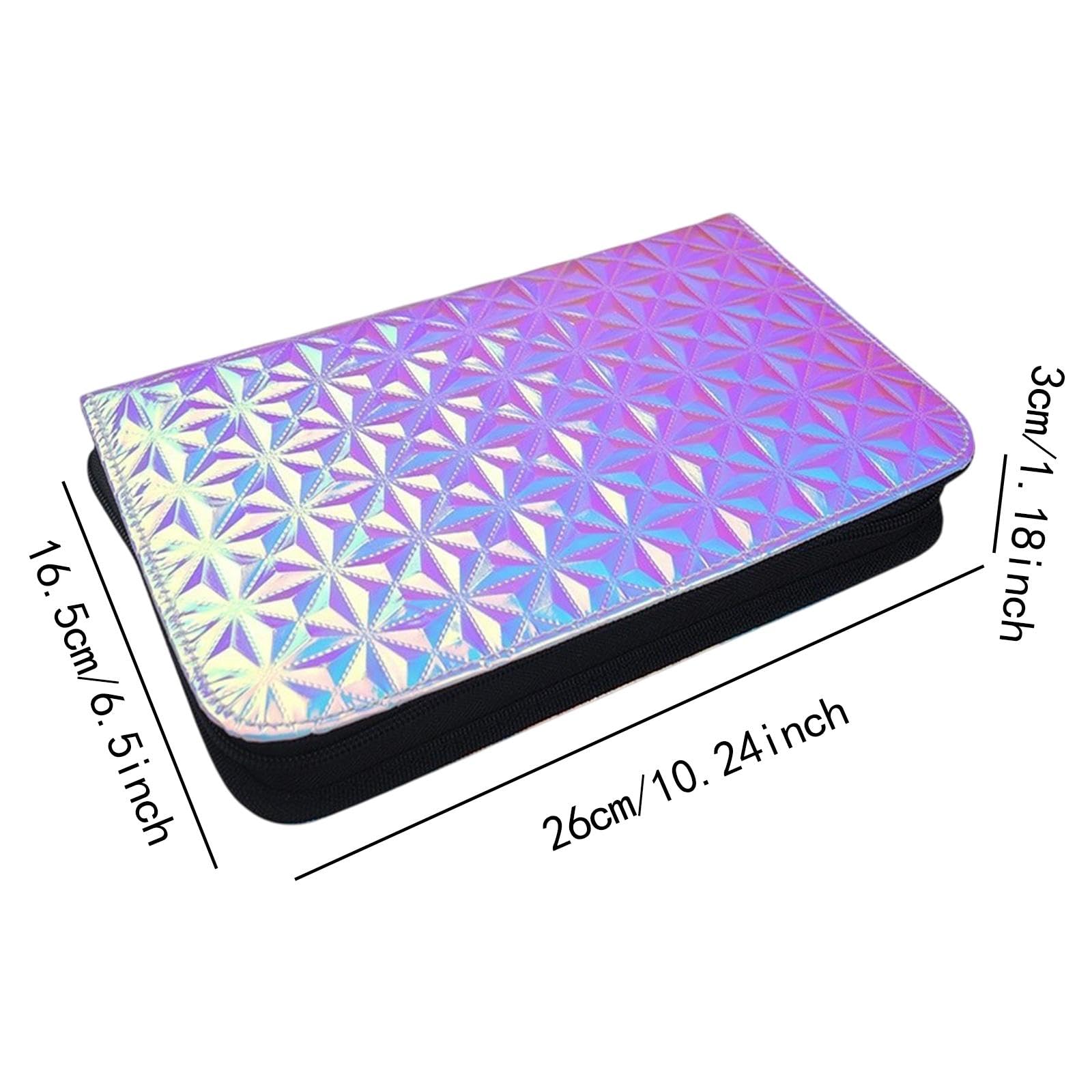 Close up view of the detailed stitching and smooth zipper closure on the salon tool bag