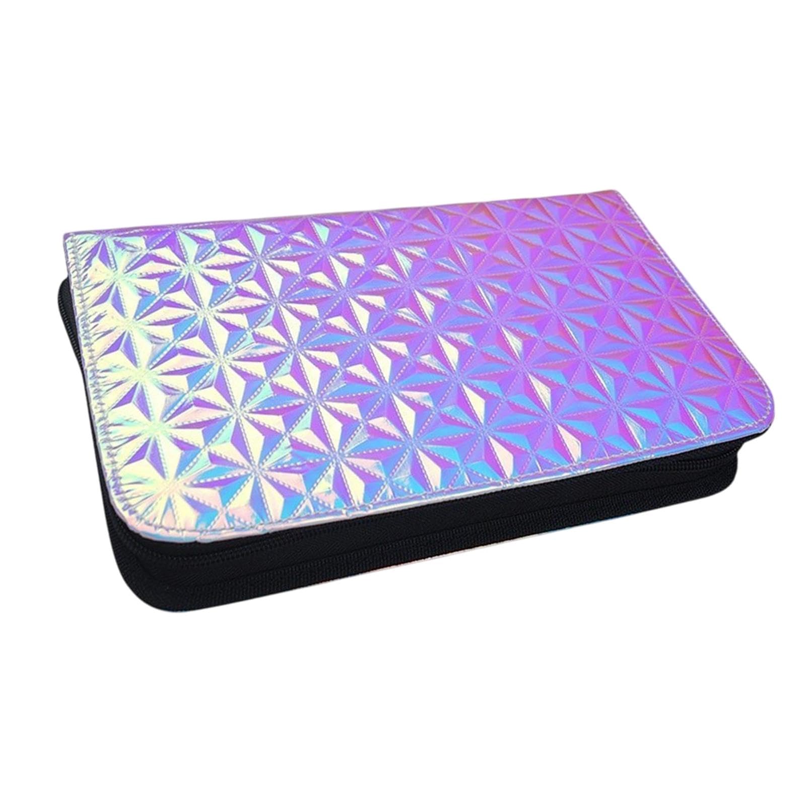 Back perspective of the durable scratch resistant hairdressing storage pouch