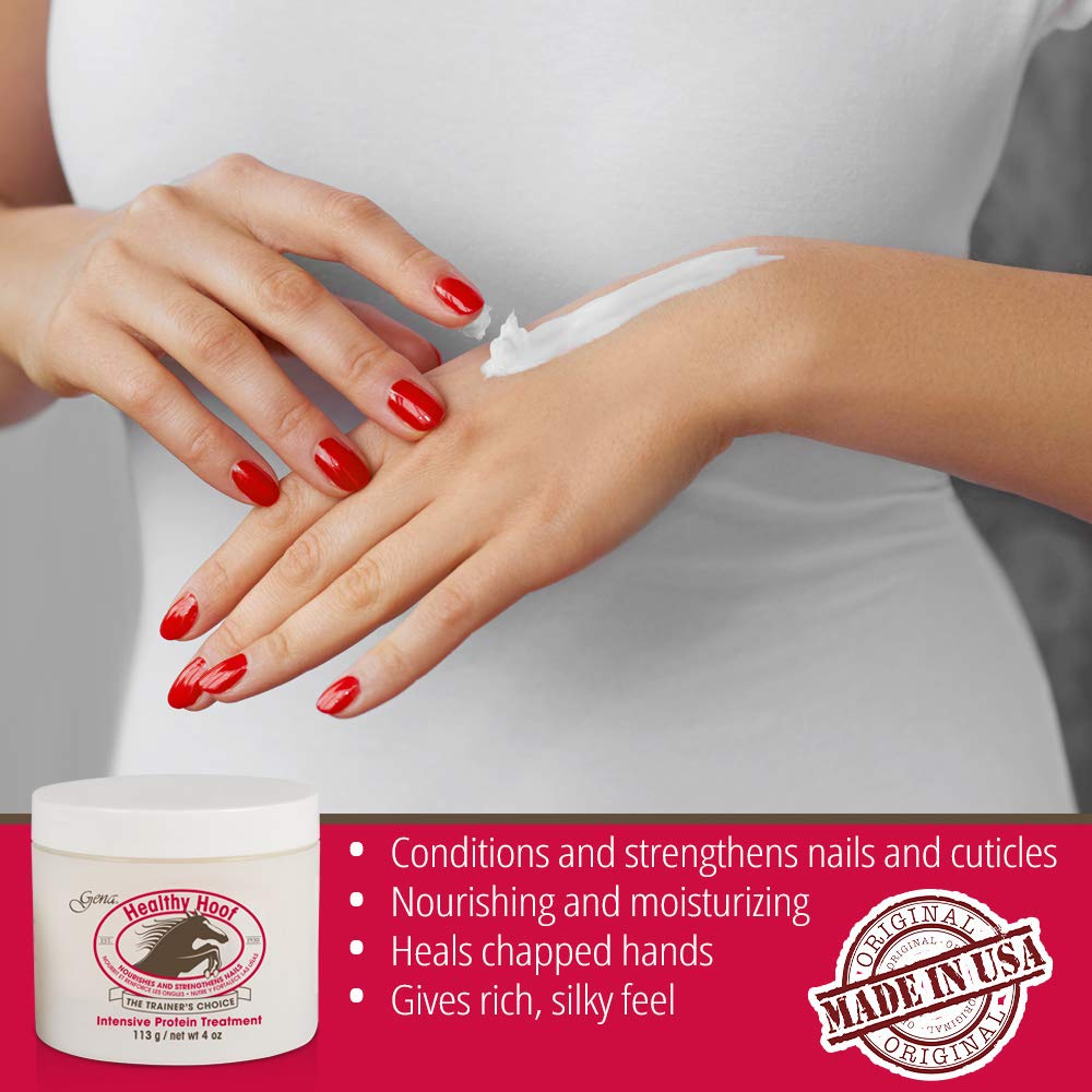 Top view of Gena Healthy Hoof nail and cuticle conditioning cream